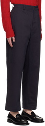 Ghiaia Cashmere Navy Marinaio Trousers