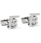 BURBERRY - Logo Palladium-Plated Cufflinks - Metallic