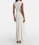 Christopher Esber Occhio embellished jersey maxi skirt