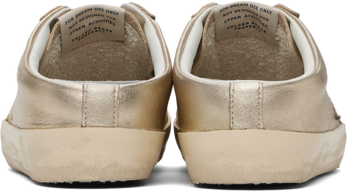 【送料&関税込】Golden  Super Star Sabot Women's Super-Star Sabot in silver laminated leather with