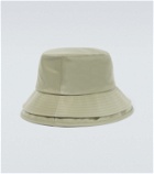 Sacai Faux leather bucket hat