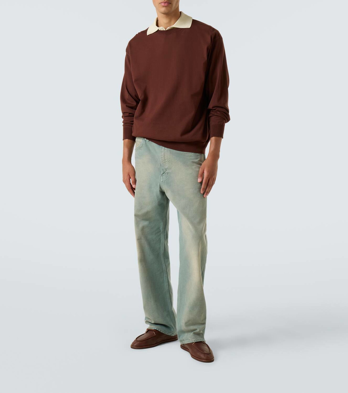 Auralee Knitted cotton sweatshirt Auralee