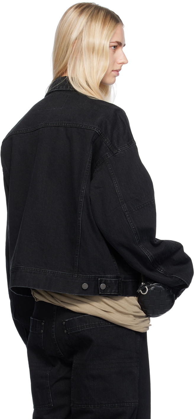 Entire Studios Black Gem Denim Jacket