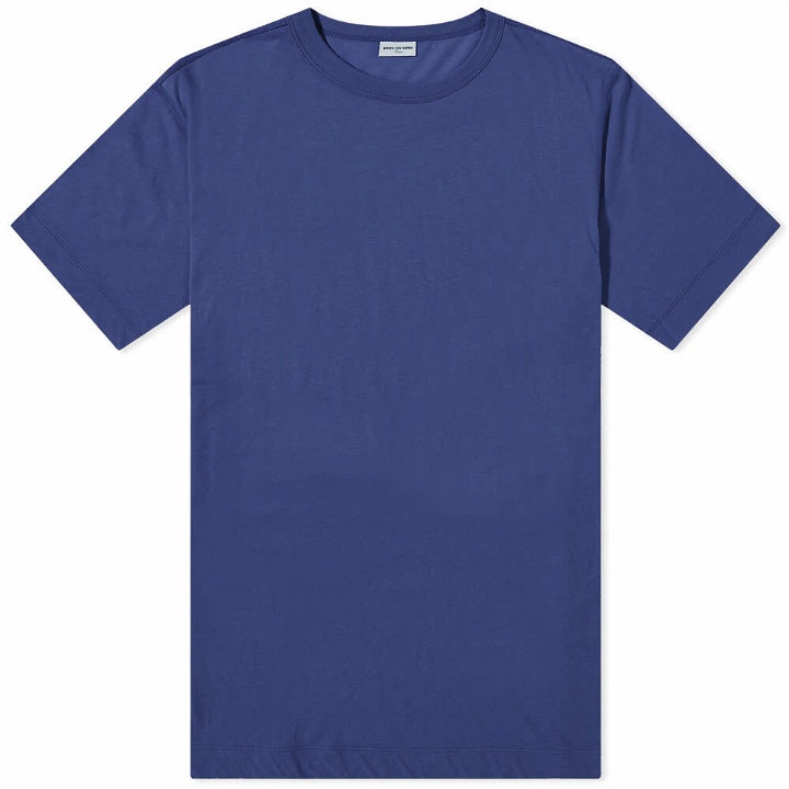 Photo: Dries Van Noten Men's Habba Basic T-Shirt in Dark Blue