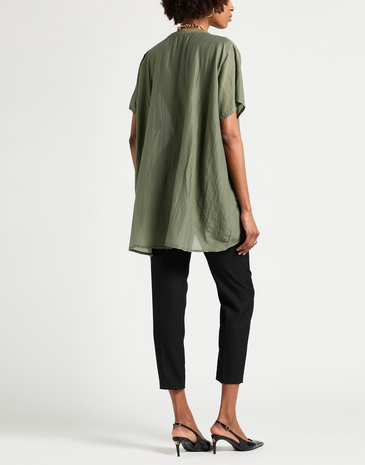 Crossley Womens Top Military in Green
