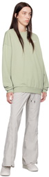 Nike Green Oversized French Terry Crewneck Sweatshirt
