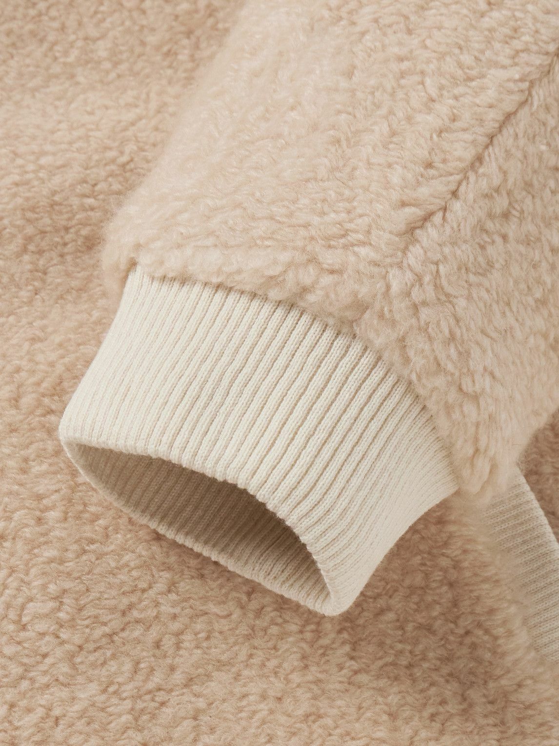 God's True Cashmere - Cashmere-Fleece Bomber Jacket - Gray