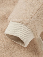 God's True Cashmere - Cashmere-Fleece Bomber Jacket - Gray
