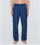 Derek Rose Kelburn striped cotton pajama pants