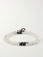 Mikia - Sterling Silver Magnesite Bracelet - White