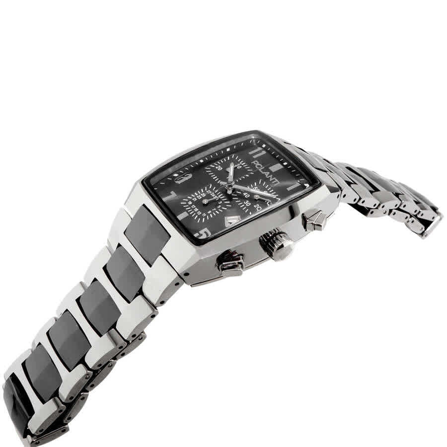 Polanti Valor Quartz Black Dial Mens Watch PO1085-CBK