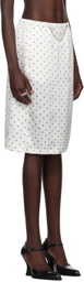 Julie Kegels SSENSE Exclusive White Sissy Midi Skirt