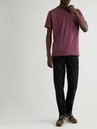 Rag & Bone - Miles Organic Cotton-Jersey T-Shirt - Purple