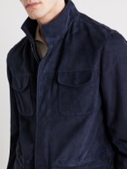 Thom Sweeney - Field Suede Jacket - Blue