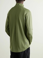 ON - Climate Recyled Mesh and Ripstop Half-Zip Top - Green