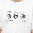 Space Available Men's Upcycled Mycelial Studies T-Shirt in White