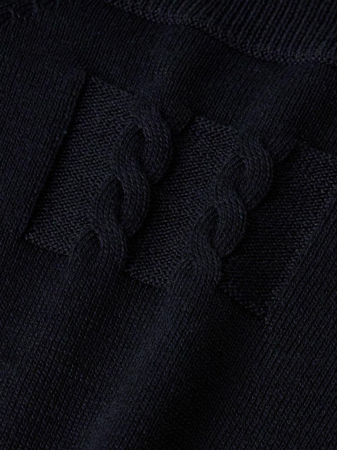 Nili Lotan - Reggie Silk and Cotton-Blend Sweater - Blue