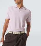 Canali Cotton and silk polo shirt