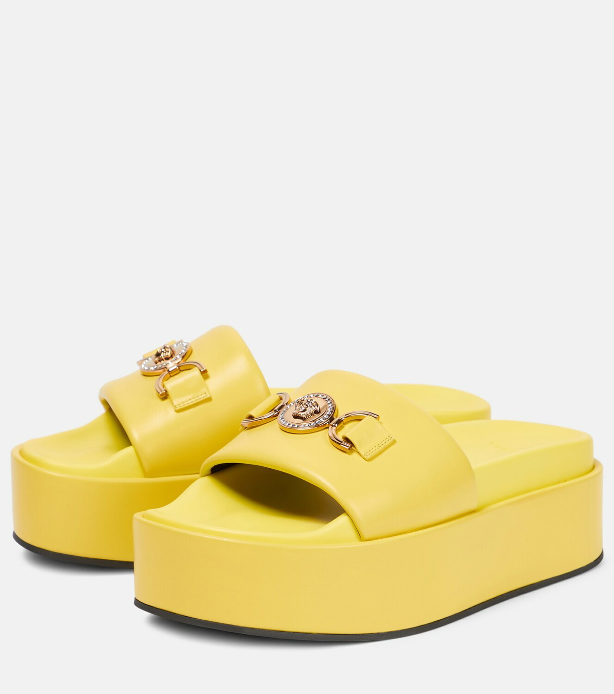 Versace Medusa '95 leather platform sandals Versace