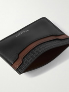 Serapian - Logo-Print Embossed Leather Cardholder