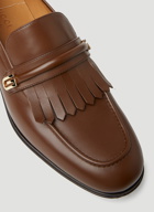 Gucci - Mirrored G Loafers in Brown