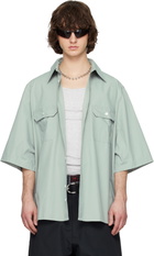 WILLY CHAVARRIA Blue SS Corcoran Shirt