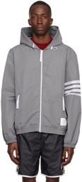 Thom Browne Gray Nylon Jacket