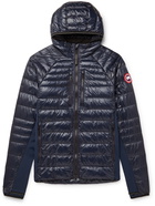 CANADA GOOSE - Hybridge Lite Slim-Fit Quilted Shell Hooded Down Jacket - Blue