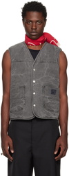 Acne Studios Gray V-Neck Vest