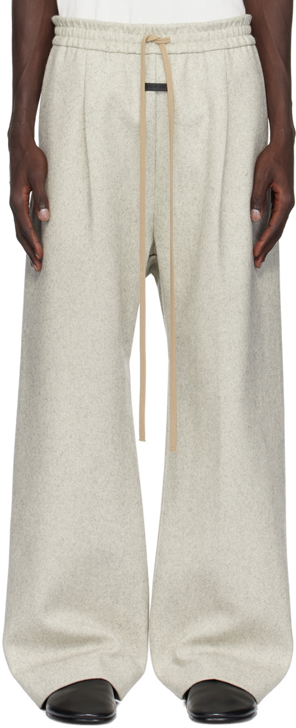 Wool Pile Sweatpants Color: Black