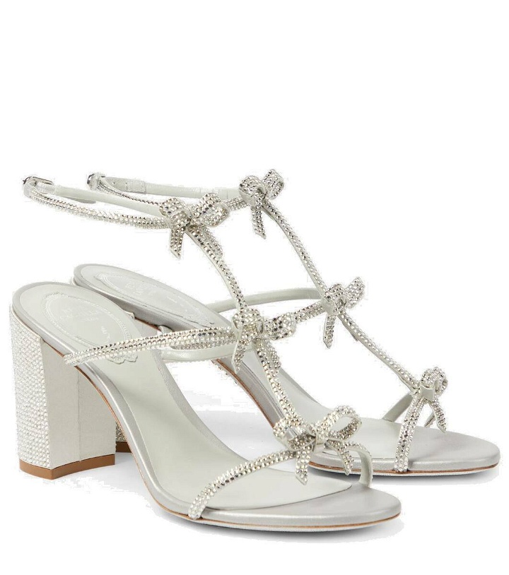 Photo: Rene Caovilla Caterina bow-detail embellished sandals