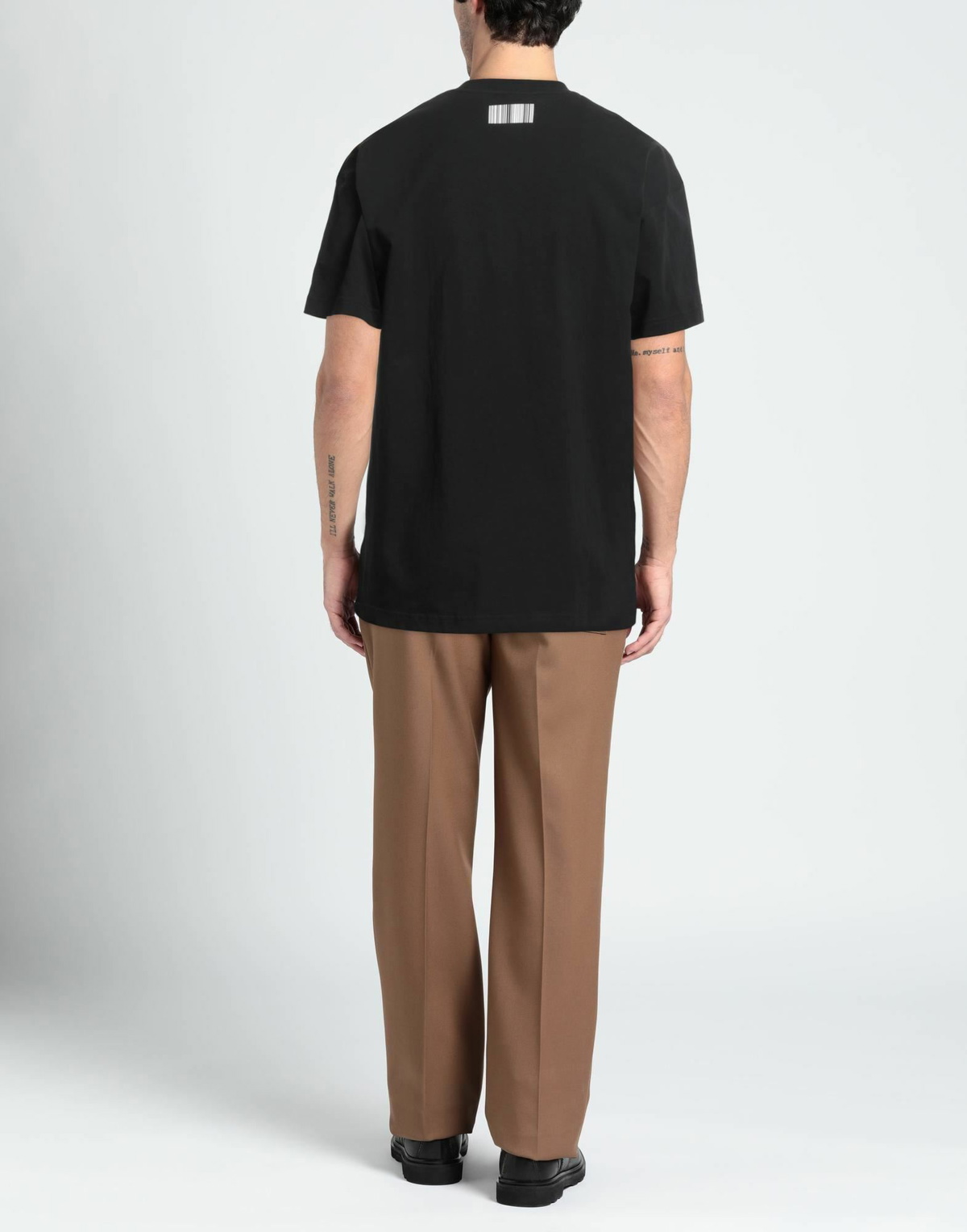 Vetements Mens T-shirt in Black