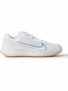 Nike Tennis - Air Zoom Vapor 11 Rubber-Trimmed Mesh Tennis Sneakers - White