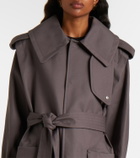 Victoria Beckham Philippa cotton trench coat
