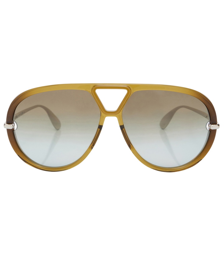 Photo: Bottega Veneta Drop aviator sunglasses