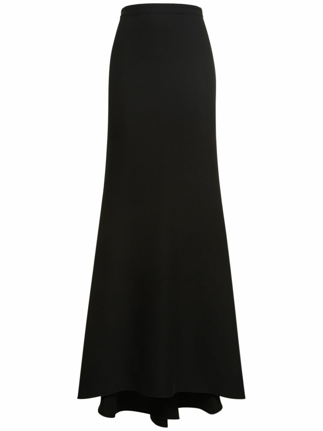 VALENTINO - Silk Cady Long Column Tail Skirt Valentino