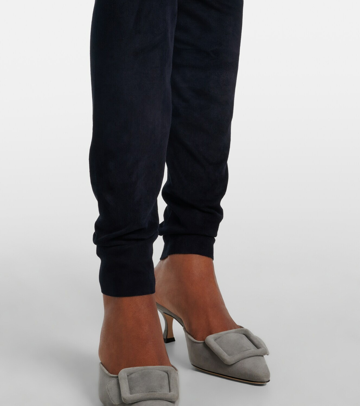 Stouls Carolyn mid-rise suede leggings