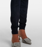 Stouls Carolyn mid-rise suede leggings