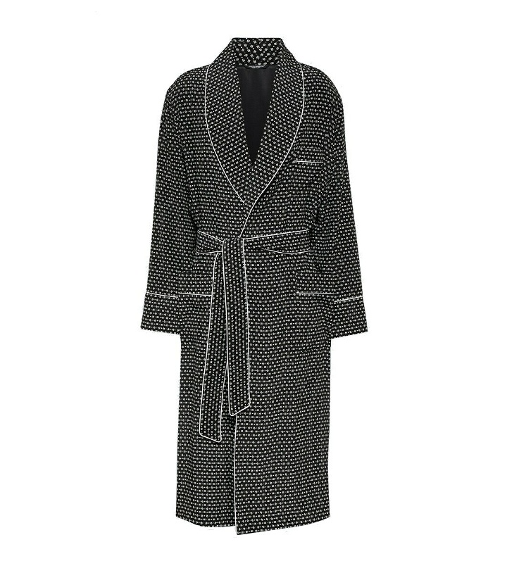 Photo: Dolce&Gabbana Printed silk robe