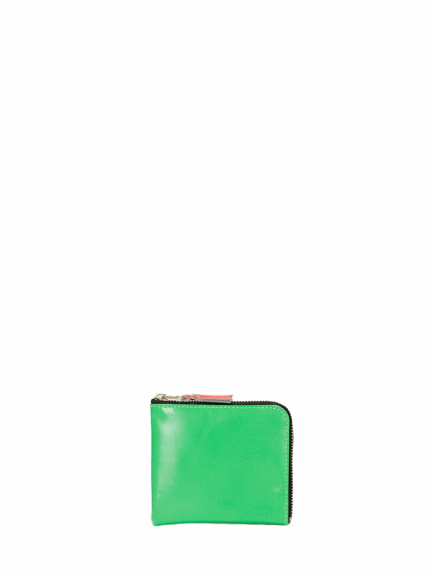 Photo: Comme des Garçons Wallet Super Fluo Leather Line