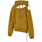Ottolinger Women's Deconstructed Hoodie in Military Green