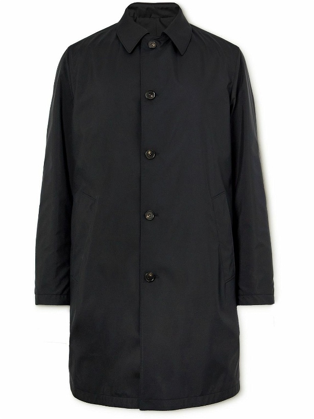 Photo: Loro Piana - Reversible Storm System® Shell and Cashmere Coat - Blue