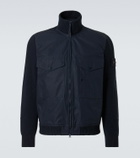 Stone Island Compass cotton bomber jacket