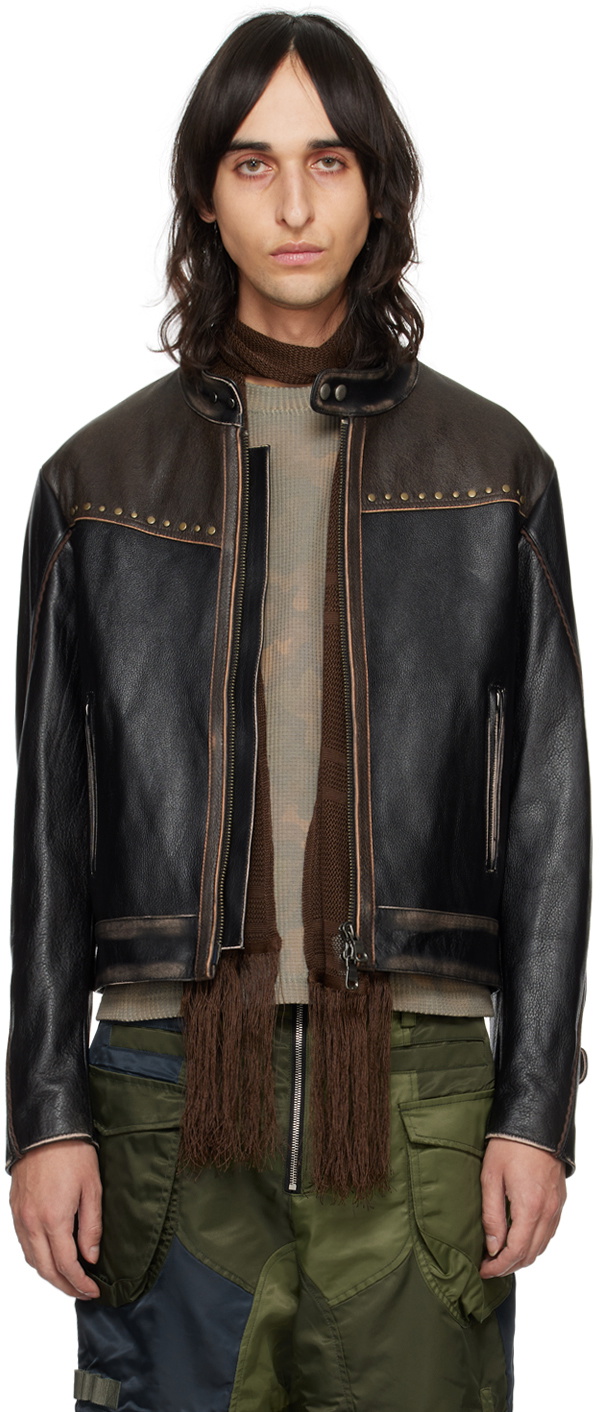 Andersson Bell Black Vintage Leather Jacket Andersson Bell
