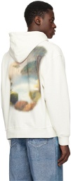 Wooyoungmi White Printed Hoodie