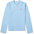 Comme des Garcons Play Women's Little Red Heart Long Sleeve Tee