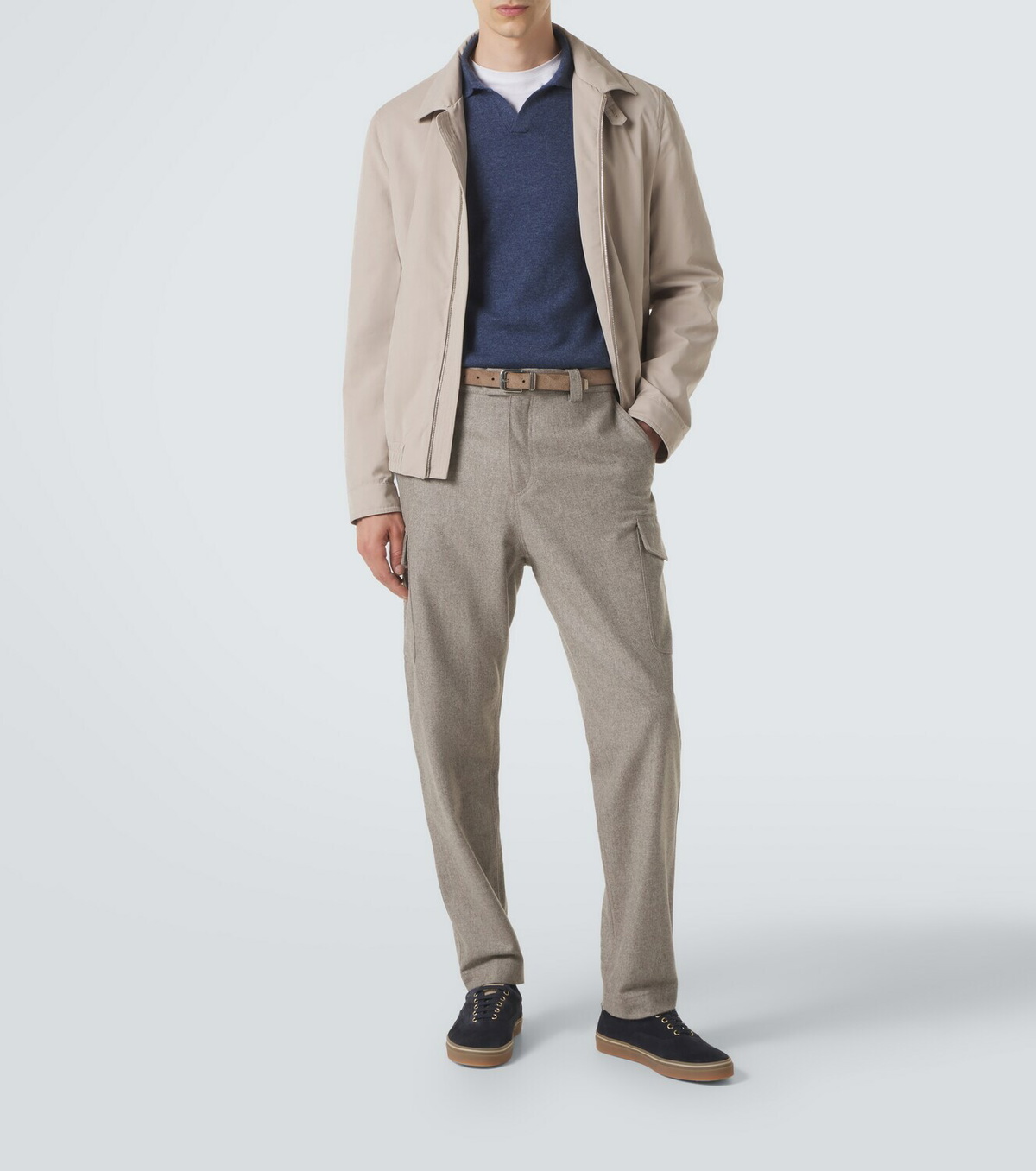 Brunello Cucinelli Cashmere polo sweater