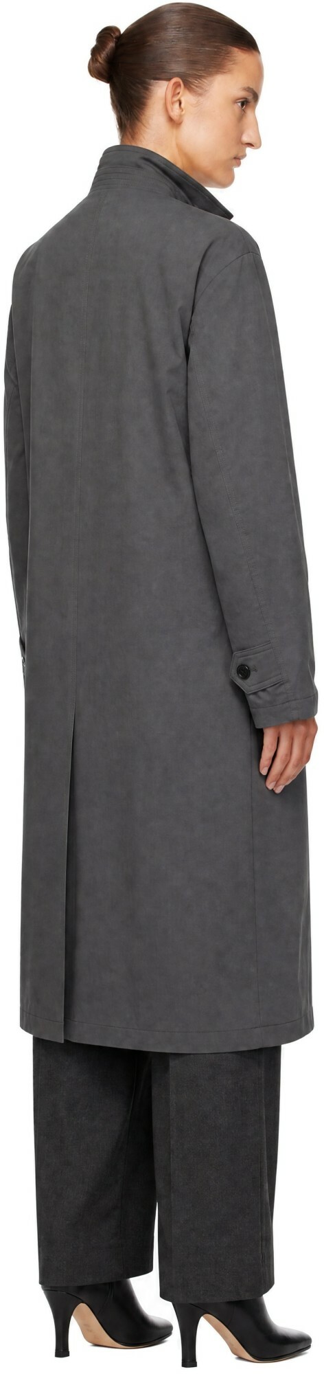 Dunst Gray Refined Mac Coat