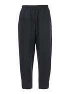 Merci Blakc Pants With Elastic Waist In Fabric Woman