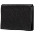 SAINT LAURENT - Pebble-Grain Leather Billfold Wallet - Black
